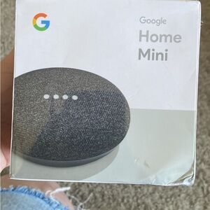 Google Home Mini Smart Speaker - Charcoal